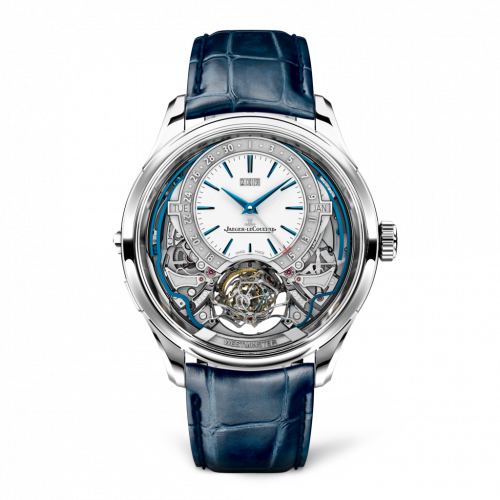 Jaeger-LeCoultre Master Grande Tradition Gyrotourbillon Westminster Perpetual White Gold Silver