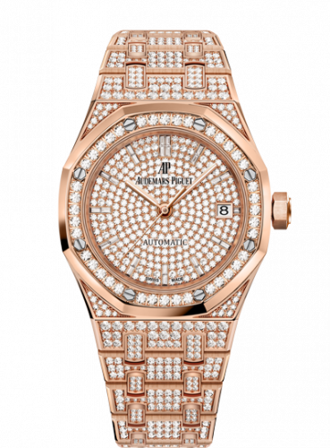 Audemars Piguet Royal Oak 15452 Selfwinding Pink Gold Diamond Diamond