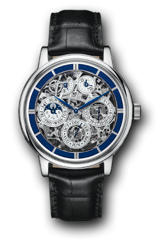Jaeger-LeCoultre Master Grande Tradition Quantième Perpétuel 8 Jours SQ White Gold Blue