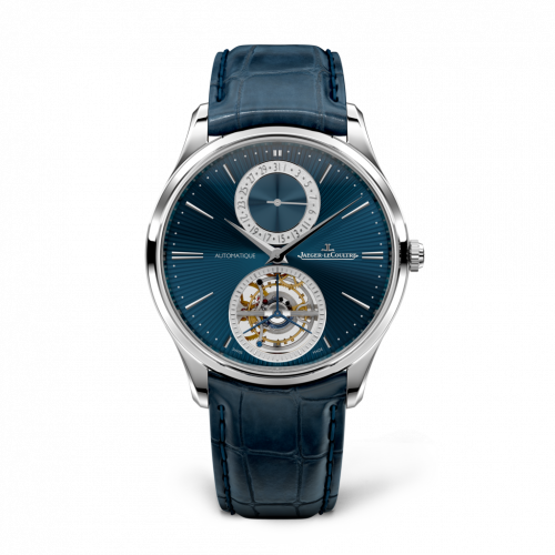 Jaeger-LeCoultre Master Ultra Thin Tourbillon White Gold Blue Enamel