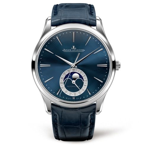 Jaeger-LeCoultre Master Ultra Thin Moon White Gold Enamel Alligator