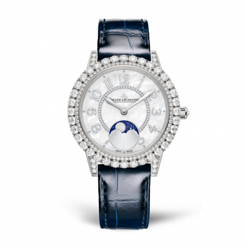 Jaeger-LeCoultre Rendez-Vous Moon Jewellery White Gold MOP Alligator