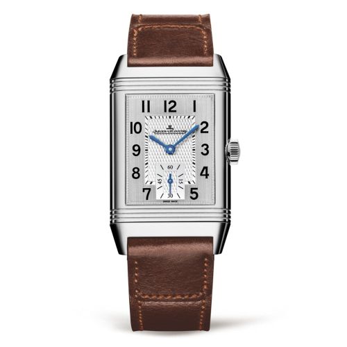 Jaeger-LeCoultre Reverso Classic Medium Duoface Small Seconds Stainless Steel Silver Fagliano