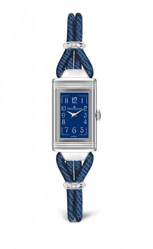 Jaeger-LeCoultre Reverso One Cordonnet Stainless Steel Blue