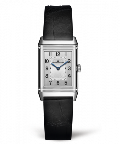 Jaeger-LeCoultre Reverso Classic Small Duetto Stainless Steel Silver Alligator
