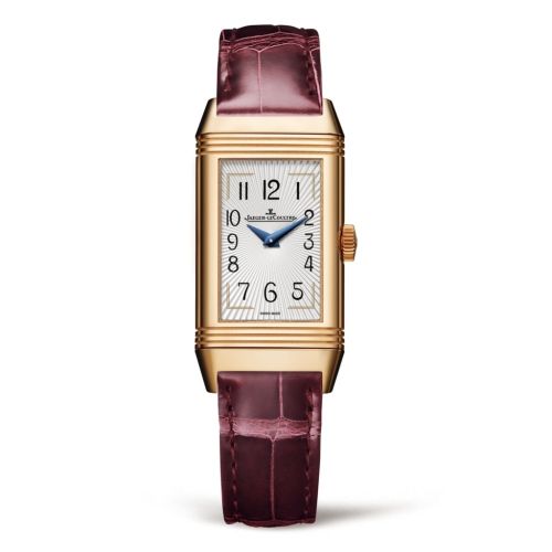 Jaeger-LeCoultre Reverso One Duetto Moon Pink Gold Silver Alligator