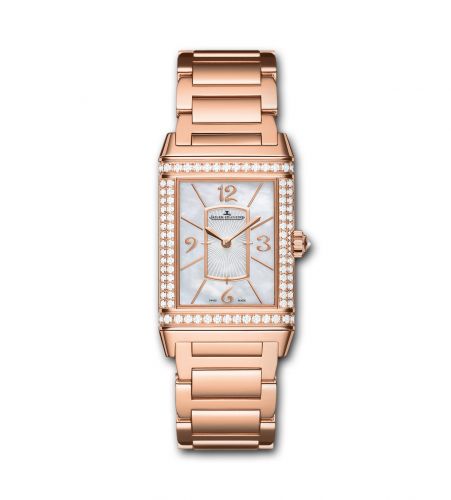 Jaeger-LeCoultre Grande Reverso Lady Ultra Thin Pink Gold Mother of Pearl Bracelet