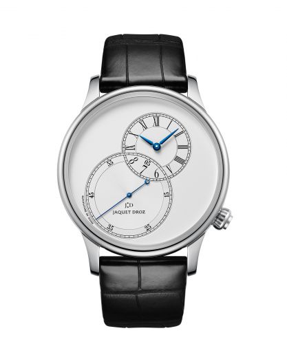 Jaquet Droz Grande Seconde 43 Decentree Silver Stainless Steel