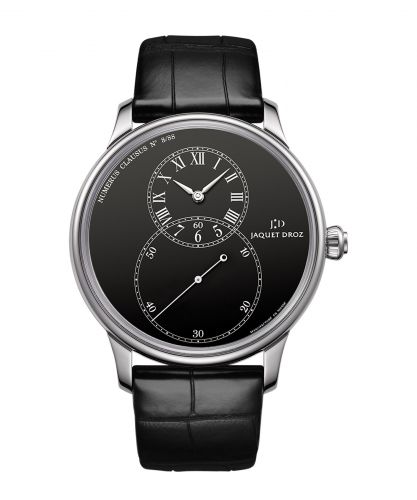 Jaquet Droz Grande Seconde 43 Black Enamel White Gold