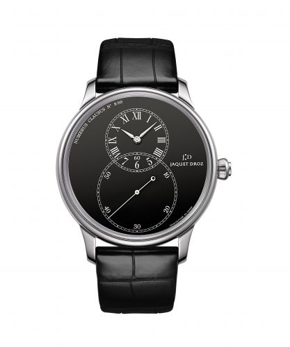 Jaquet Droz Grande Seconde 39 Black Enamel White Gold