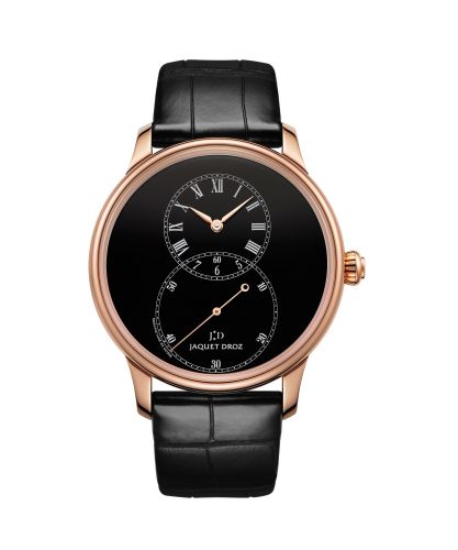 Jaquet Droz Grande Seconde 39 Black Enamel Red Gold