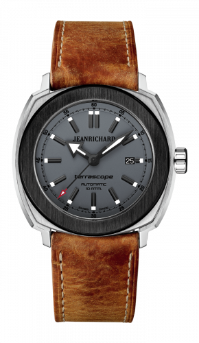 JeanRichard Terrascope Stainless Steel DLC Grey