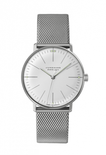 Junghans Max Bill Hand-Winding Silver Stick Bracelet