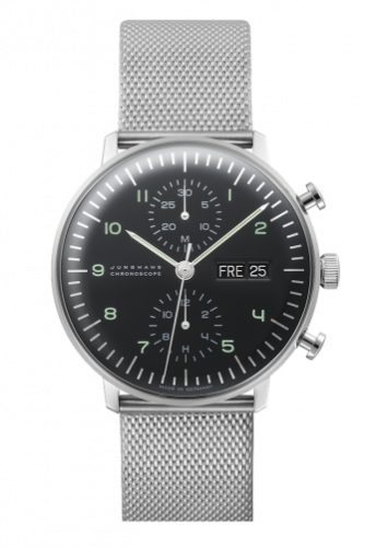 Junghans Max Bill Chronoscope Black Day Date Bracelet