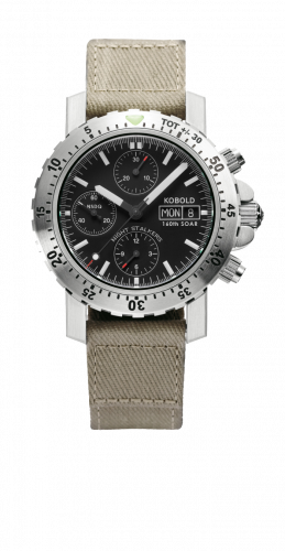 Kobold Phantom Chronograph Night Stalkers Edition Stainless Steel Black
