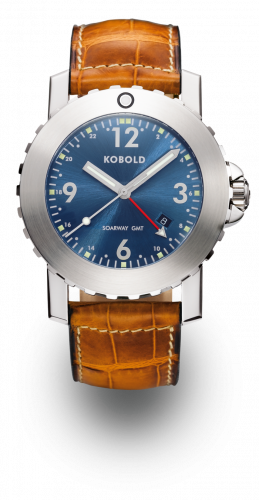 Kobold Soarway GMT Stainless Steel Blue