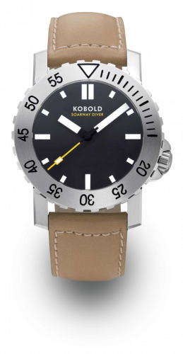 Kobold Soarway Large Diver Stainless Steel Black