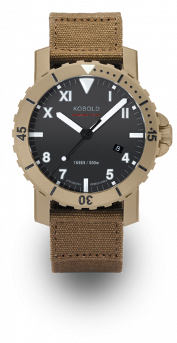Kobold Soarway Diver Safari Stainless Steel DLC Black