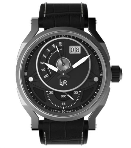 L & Jr Step One Day & Date Stainless Steel Black