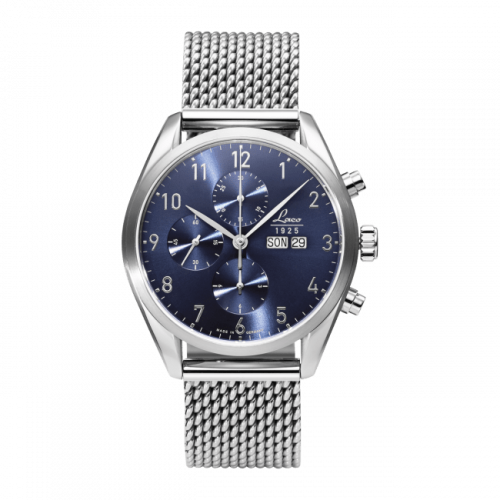 Laco Chronographs Phoenix Stainless Steel Blue