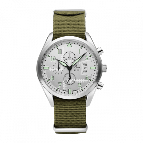 Laco Chronographs Seattle Stainless Steel Silver