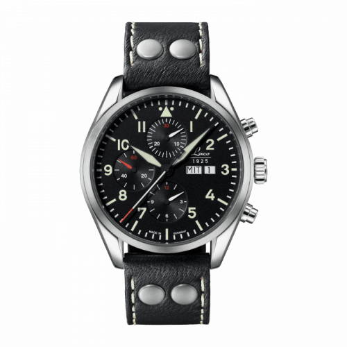 Laco Chronographs Monte Carlo Stainless Steel Black