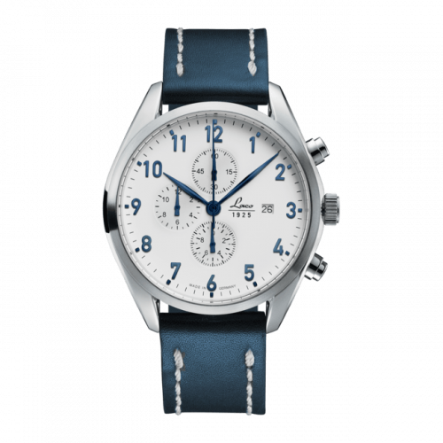 Laco Chronographs Sylt Stainless Steel White