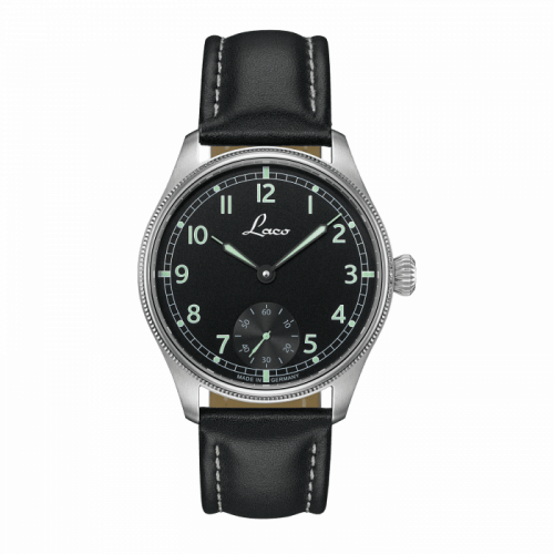 Laco Navy Watch Bremerhaven Stainless Steel Black
