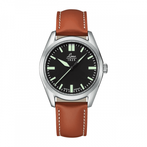 Laco Navy Watch Navy Black Stainless Steel Black