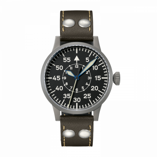 Laco Pilot Watch Original Speyer Stainless Steel Black