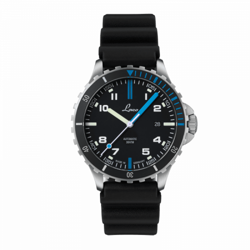 Laco Squad Watch Atlantik Stainless steel Black