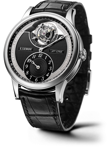 Leroy Osmior Tourbillon Automatic Regulator Black