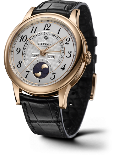 Leroy Osmior Retrograde Perpetual Date Pink