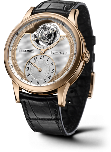 Leroy Osmior Tourbillon Automatic Regulator Pink