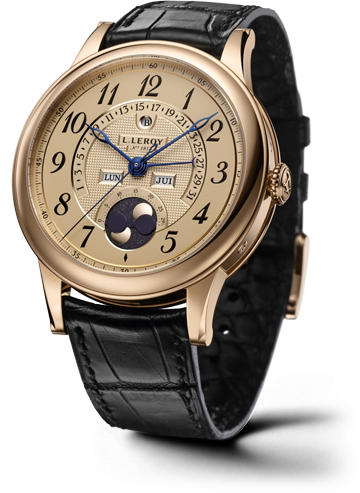 Leroy Osmior Retrograde Perpetual Date Champagne