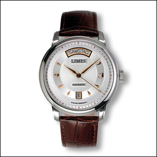 Limes Pharo DayDate - Two-tone brown leather strap