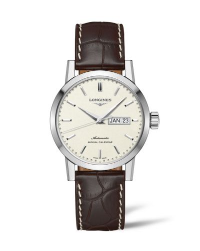 Longines 1832 Annual Calendar 40 Stainless Steel Black