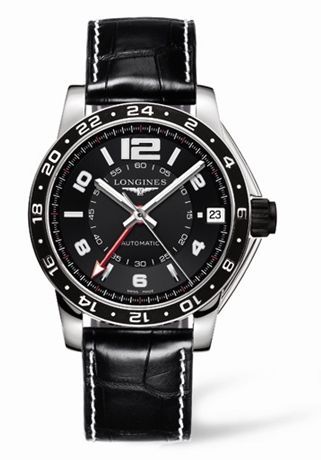 Longines Admiral GMT Black XL