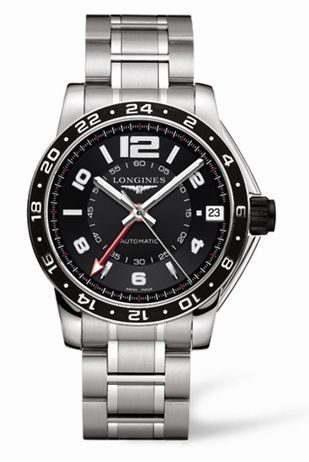 Longines Admiral GMT Black Bracelet