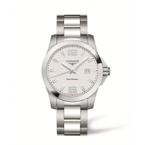 Longines Conquest Quartz 41mm Silver