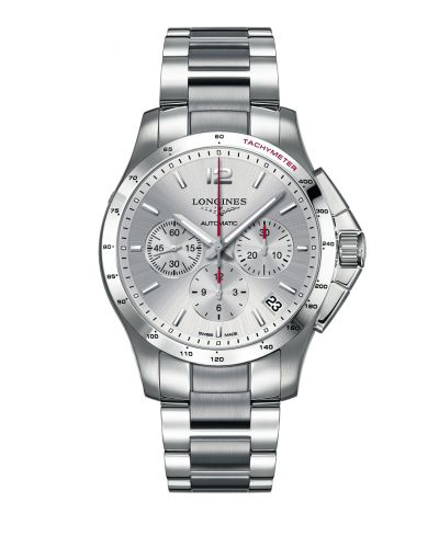 Longines Conquest Chronograph Automatic 44.5mm Silver