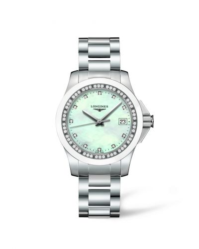 Longines Conquest 35 Quartz Ceramic Diamond