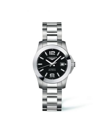 Longines Conquest 29.5 Automatic Stainless Steel Black