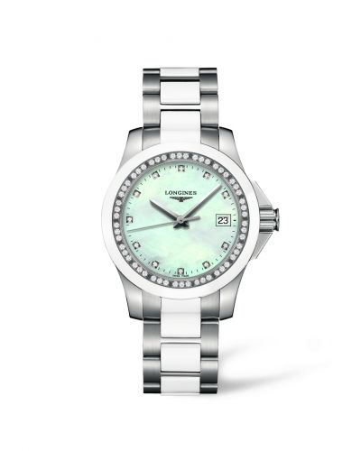 Longines Conquest 35 Quartz Ceramic Diamond