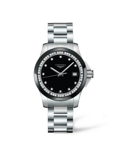Longines Conquest 35 Quartz Ceramic Diamond