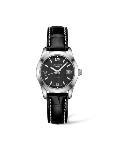 Longines Conquest Classic Automatic 29.5 Stainless Steel Black Strap