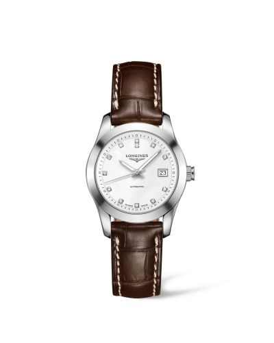 Longines Conquest Classic Automatic 29.5 Stainless Steel MOP Strap