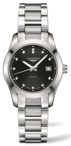 Longines Conquest Classic Automatic 29.5 Stainless Steel Black Bracelet