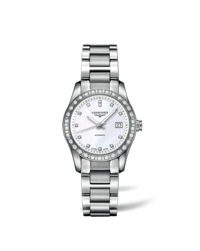 Longines Conquest Classic Automatic 29.5 Stainless Steel Diamond MOP
