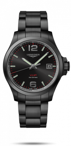 Longines Conquest V.H.P. 43 PVD Black Bracelet